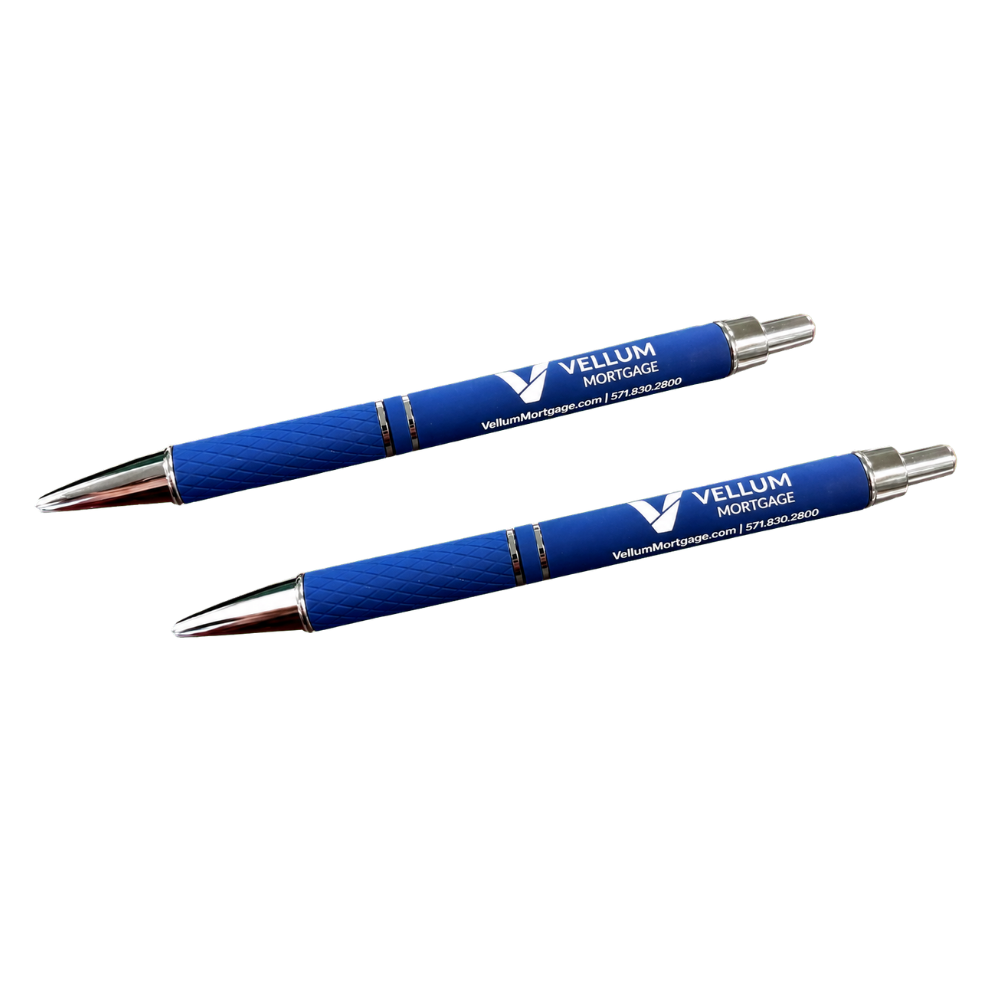 Vellum Branded Pens with Black Ink