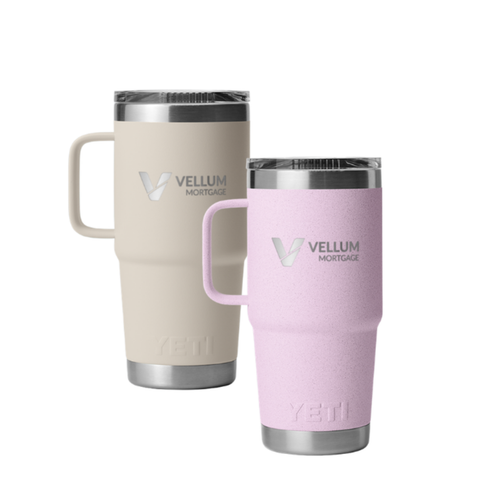 Vellum Engraved 20 oz Yeti Travel Mug