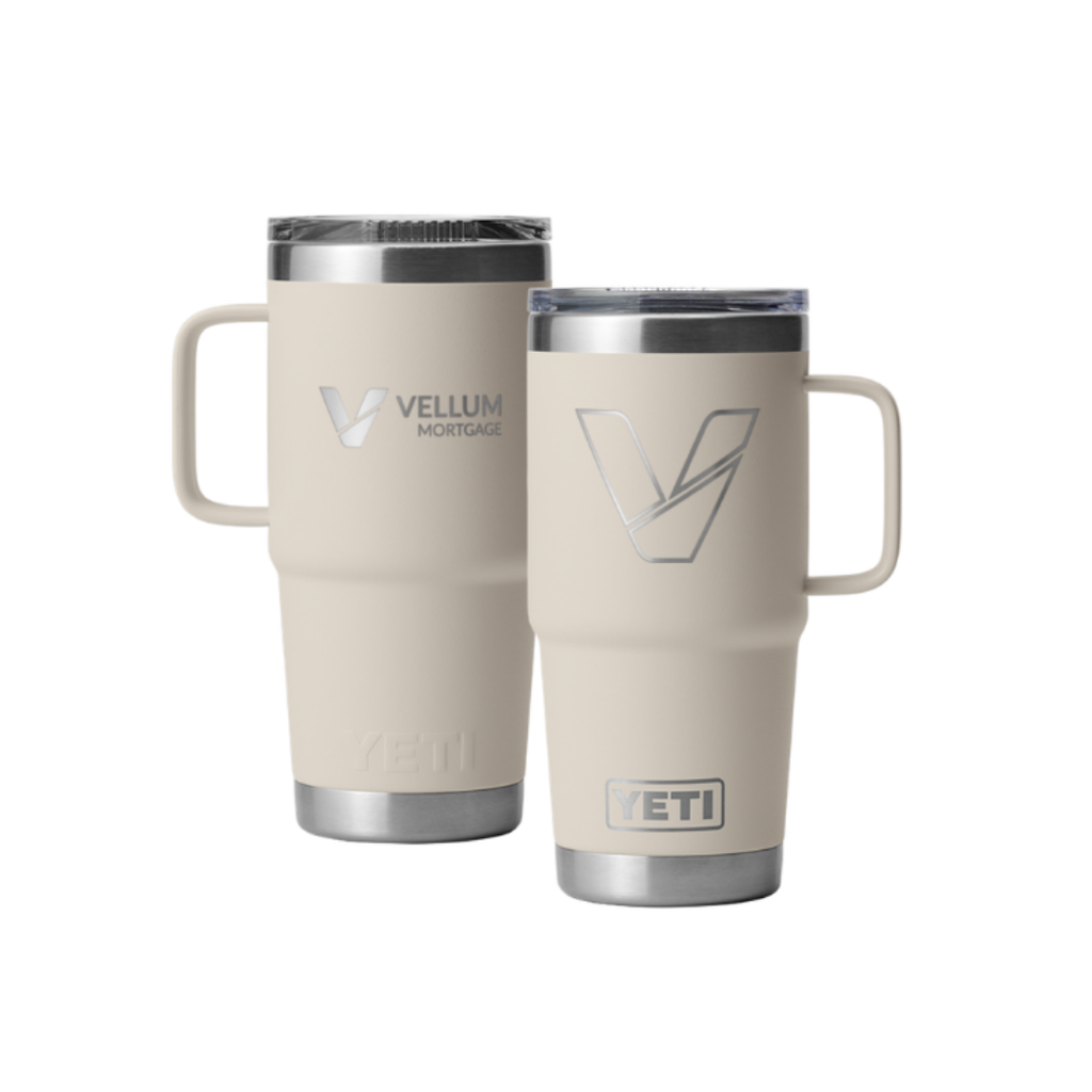 Vellum Engraved 20 oz Yeti Travel Mug