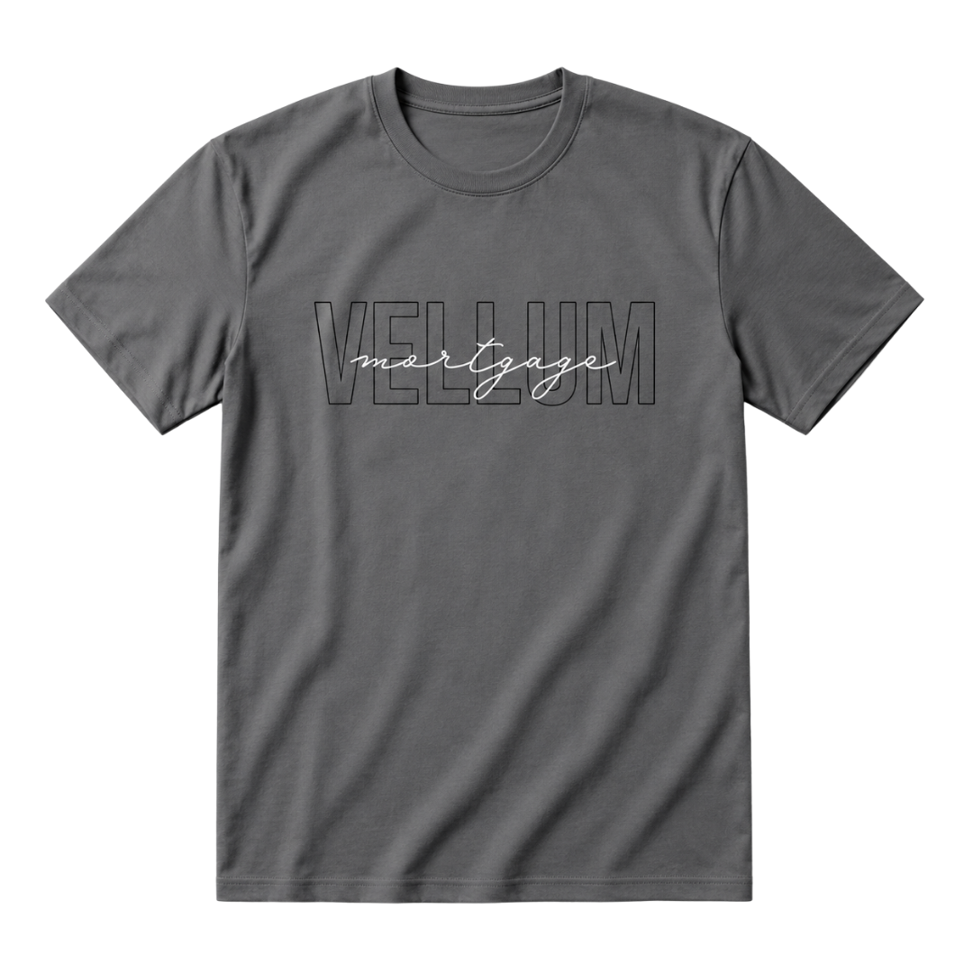 Vellum White Cursive Print Shirt