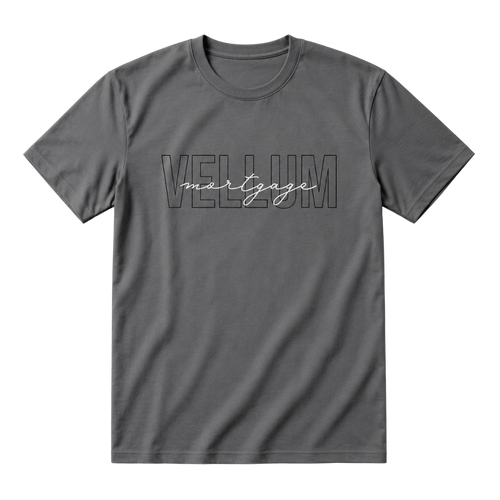Vellum White Cursive Print Shirt