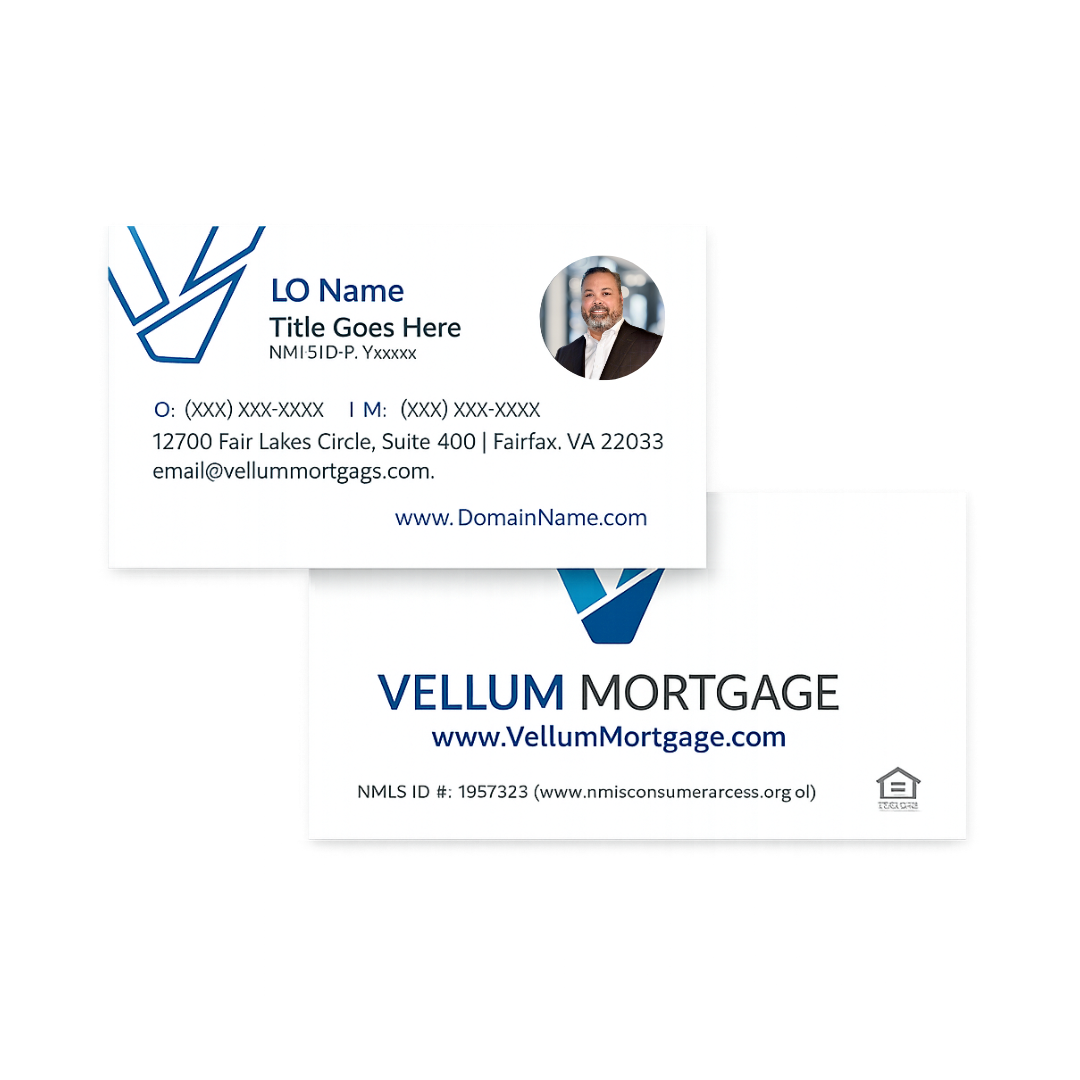 Vellum Custom Business Cards